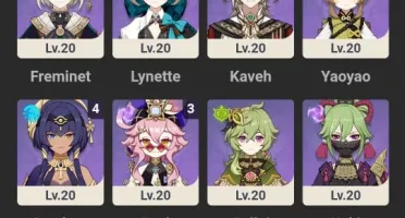 ⭕⭕Ar58/Ayaka(C1)/Itto/Andarilho/Baizhu/Hutao/Arlecchino/Kazu
