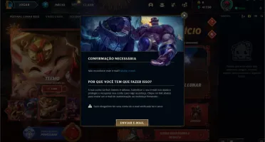 Conta LOL - Platina II, 59% de WR(E-MAIL NÃO VERIFICADO)