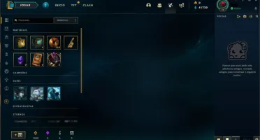 Conta LOL - Platina II, 59% de WR(E-MAIL NÃO VERIFICADO)