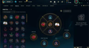 Conta LOL - Platina II, 59% de WR(E-MAIL NÃO VERIFICADO)