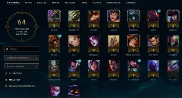Conta de LOL nivel 30 Unranked