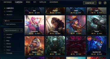 Conta prata 3 com 145 champs e 83 skins ( 300k de Riven )
