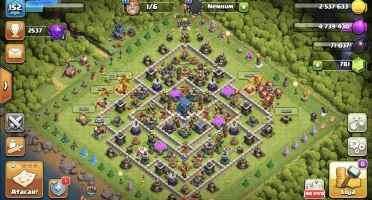 Coc Cv 12 Semi Full - Lvl 152 + 6 Construtor - Preço Baixo