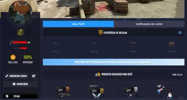 CONTA CSGO PRIME AGUIA LENDARIA - GC LVL 18