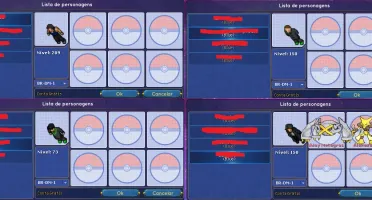 Conta Ot Pokemon level 150 e 209 mundo Blue (shinys e bike)