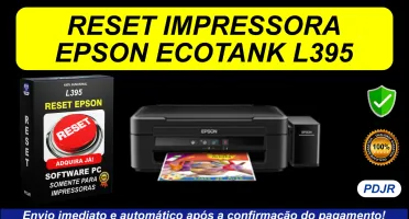 Reset Epson Almofadas com Tinta Cheia - L395