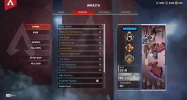 Conta Wraith com Herança Kunai + de 2000 kills