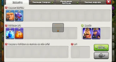 Chash of Clans centro de vila 10 - 2712 gemas