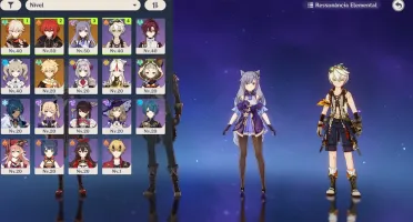 AR32 - Kazuha + Juramento + Diluc + Keqing + Heizou