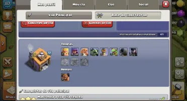 Clash of clans Cv11 Barato com clã lv5 de bônus