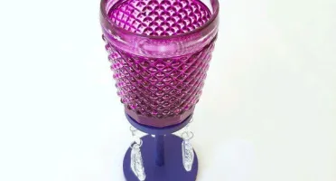 Castiçal Bico de Jaca - Roxo - G