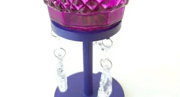 Castiçal Bico de Jaca - Roxo - G