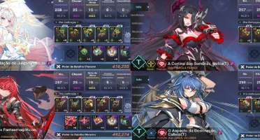 VConta Grand Chase Mobile Level 148 + Elesis S e Arme S