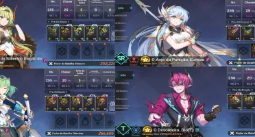 VConta Grand Chase Mobile Level 148 + Elesis S e Arme S