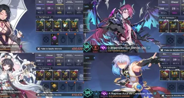 VConta Grand Chase Mobile Level 148 + Elesis S e Arme S