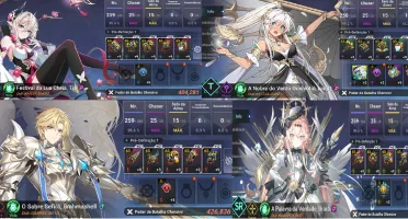 VConta Grand Chase Mobile Level 148 + Elesis S e Arme S