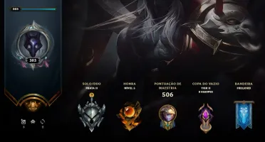 Conta LoL todos os campeões 161 skins