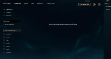 Conta LoL todos os campeões 161 skins