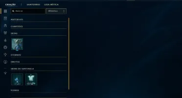 Unranked com 35 Champs e 3 Skins