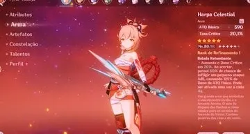 AR55 Yoimiya, Xiao, Ayato, 4 armas 5* e 27 personagens