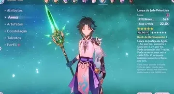 AR55 Yoimiya, Xiao, Ayato, 4 armas 5* e 27 personagens