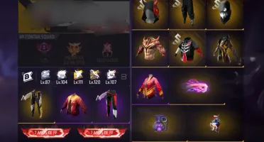 Conta Free Fire Top Itens Raros (Naruto, Jjk) | Passes Antig