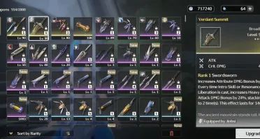 Conta nv. 74 (11 personagens 5 estrelas + 3 armas 5 estrelas