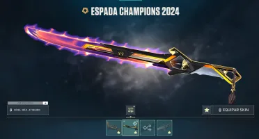 Conta Valorant - Chaveiro Radiante - Champions 24 - Kuronami