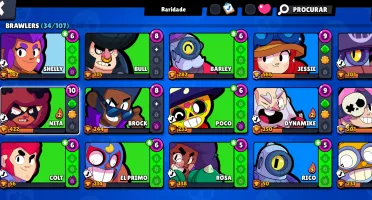 Conta Brawl stars 8000 troféus