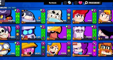 Conta Brawl stars 8000 troféus