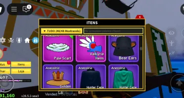 CONTA Blox Fruts -Full Matute Lvl 2607 +God Human