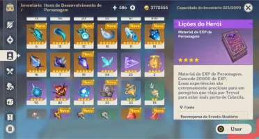 Genshin Impact AR55 Venti, Diluc, Childe, Ganyu e Albedo