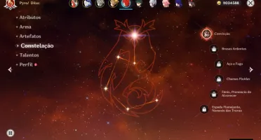 GENSHIN IMPACT - AR58, 18 Personagens T5 e 7 armas T5