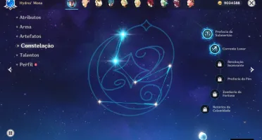 GENSHIN IMPACT - AR58, 18 Personagens T5 e 7 armas T5