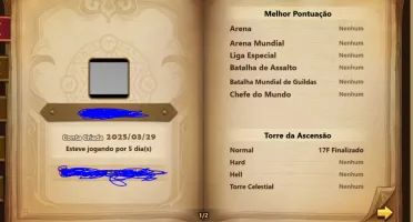Conta com Ld nat 5 belzebu dark demon, server global