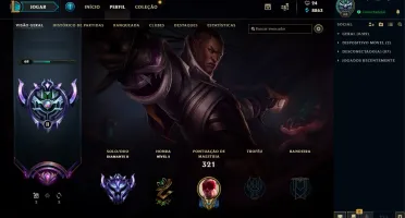 (80% OFF) Conta LOL Diamante 2