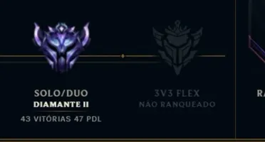 (80% OFF) Conta LOL Diamante 2