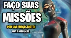 FAÇO SUAS MISSÕES NO FORTNITE