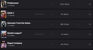 Conta Epic games com diversos jogos