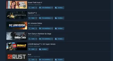 Conta steam nível 31, 164 jogos