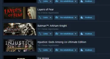 Conta steam nível 31, 164 jogos