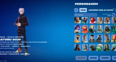FF FREEFIRE GEMADA + FORTNITE + CLASH ROYALE (NARUTO, GOJO 