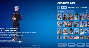FF FREEFIRE GEMADA + FORTNITE + CLASH ROYALE (NARUTO, GOJO 