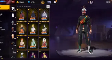 FF FREEFIRE GEMADA + FORTNITE + CLASH ROYALE (NARUTO, GOJO 