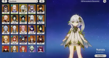 Conta END GAME AR 60 ~ Raiden c2, Todos de Sumeru e ++