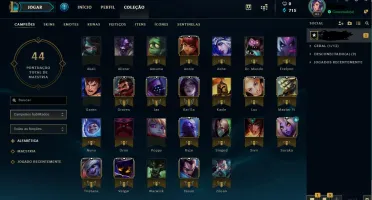 CONTA PLATINA V MMR DESCENTE POUCOS JOGOS OTIMA CONTA