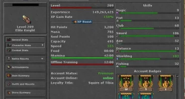 Knight 209 - Nefera + Druid 109 - Menera