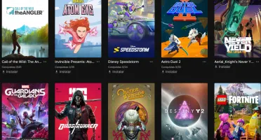 Conta Epic Games com diversos jogos pagos