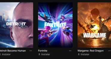 Conta Epic Games com diversos jogos pagos