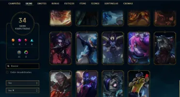 Vendo conta 70 champ e 34 skins!!!